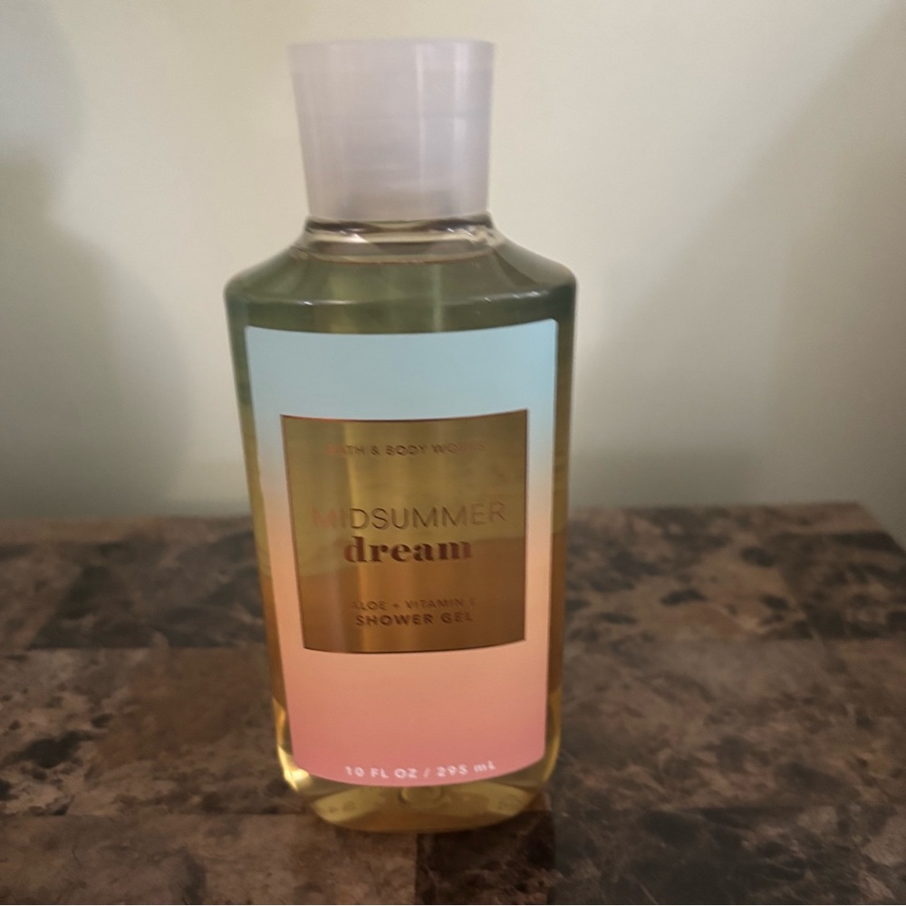Bath & Body Works Shower Gel 10 fl oz Midsummer Dream Bodycare New/Not Sealed